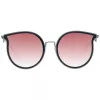 Óculos de sol de mulher ANA HICKMANN HI3066-5402A dourado/castanho Butterfly armação de metal lentes degradê castanhas 54 mm