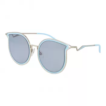ANA HICKMANN Óculos de sol de mulher HI3066T-5403A Butterfly Havana castanho armação de acetato lentes castanhas degradê 54mm