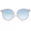 Óculos de sol de mulher ANA HICKMANN HI3066T-5405A ouro metal borboleta/cat-eye castanho degradê UV400 54mm