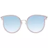 Óculos de sol de mulher ANA HICKMANN HI3066T-5405A ouro metal borboleta/cat-eye castanho degradê UV400 54mm