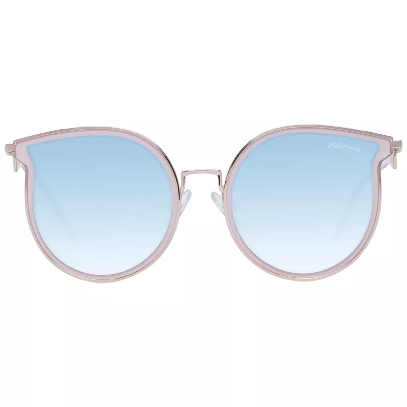 Óculos de sol de mulher ANA HICKMANN HI3066T-5405A ouro metal borboleta/cat-eye castanho degradê UV400 54mm