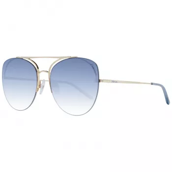 Óculos de sol de mulher ANA HICKMANN HI3076-5704F castanho/dourado degradê 58 mm