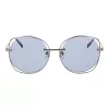 Óculos de sol de mulher ANA HICKMANN HI3078-5702A Butterfly/Cat-Eye Havana armação de acetato castanha lente de policarbonato degradê castanha 57/18/140 mm UV400
