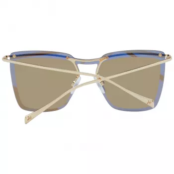 Óculos de sol de mulher ANA HICKMANN HI3081-13304B borboleta armação metálica castanho lentes degradê UV400