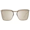 Óculos de sol de mulher ANA HICKMANN HI3081-13304B borboleta armação metálica castanho lentes degradê UV400