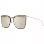 Óculos de sol de mulher ANA HICKMANN HI3081-13304B borboleta armação metálica castanho lentes degradê UV400