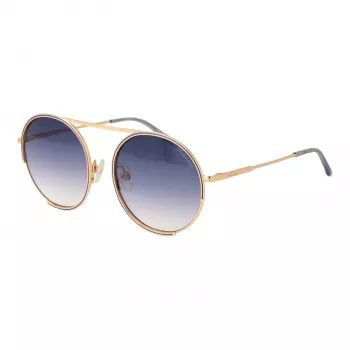 Óculos de sol Ana Hickmann mulher HI3082-5406A Havana castanho acetato geométrico borboleta 54mm