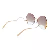 Óculos de sol de mulher ANA HICKMANN HI3094-6105A Havana/Castanho degradê 61 mm