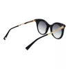 Óculos de sol Ana Hickmann mulher HI9063-4901S armação de metal geométrica dourada/castanha com lentes castanhas gradiente 49/21/145 mm