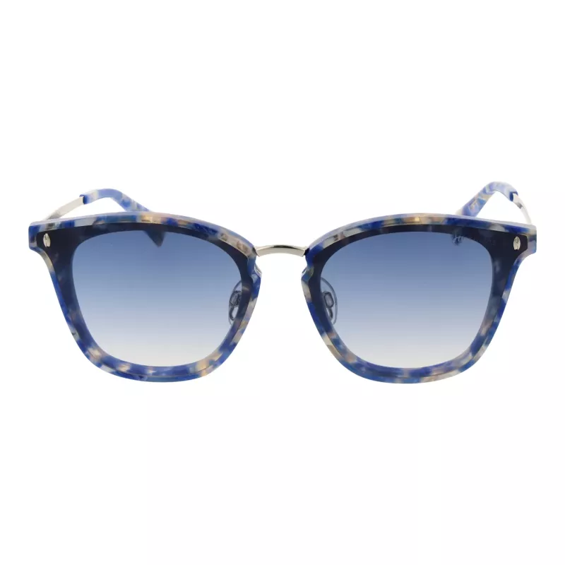 Óculos de sol de mulher ANA HICKMANN HI9065-49G22 Butterfly Cat-Eye acetato Havana castanho degradê 49 mm