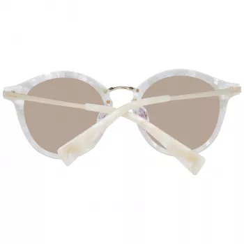 Óculos de sol de mulher ANA HICKMANN HI9066-49G21 - Armação de acetato Havana com lentes de policarbonato degradê castanhas, 49/21/145 mm
