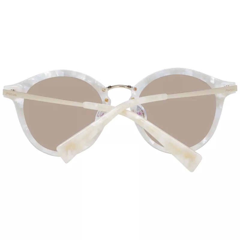 Óculos de sol de mulher ANA HICKMANN HI9066-49G21 - Armação de acetato Havana com lentes de policarbonato degradê castanhas, 49/21/145 mm