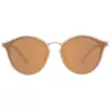 Óculos de sol de mulher ANA HICKMANN HI9066-49G21 - Armação de acetato Havana com lentes de policarbonato degradê castanhas, 49/21/145 mm