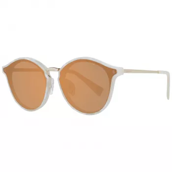 Óculos de sol de mulher ANA HICKMANN HI9066-49G21 - Armação de acetato Havana com lentes de policarbonato degradê castanhas, 49/21/145 mm