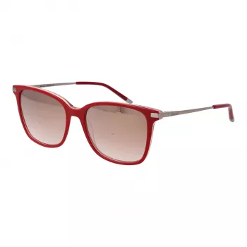 Óculos de sol de mulher ANA HICKMANN HI9067-55H04 borboleta acetato castanho Havana degradê 55/17/145 mm UV400