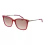 Óculos de sol de mulher ANA HICKMANN HI9067-55H04 borboleta acetato castanho Havana degradê 55/17/145 mm UV400