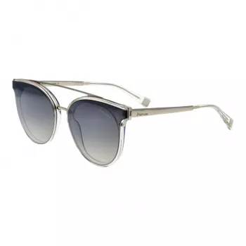 Óculos de sol de mulher ANA HICKMANN HI9080-62T04 Gold Butterfly armação castanha lentes degradê 56mm