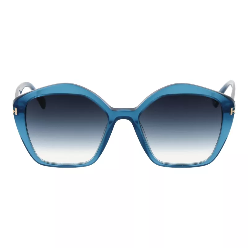 Óculos de sol de mulher ANA HICKMANN HI9166-52T01 Havana castanho tartaruga armação castanha lentes degradê 52mm