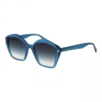 Óculos de sol de mulher ANA HICKMANN HI9166-52T01 Havana castanho tartaruga armação castanha lentes degradê 52mm