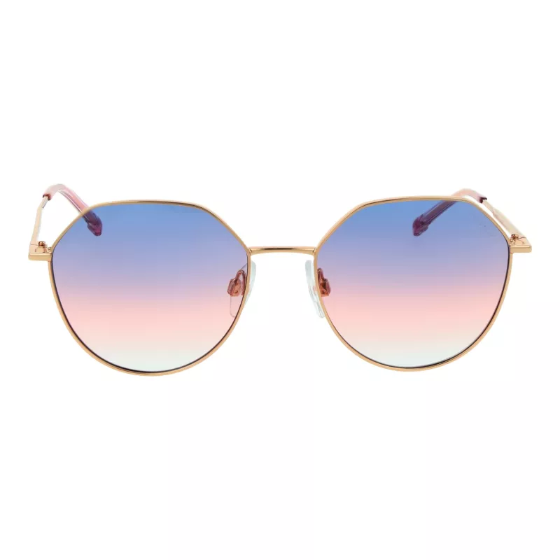 Óculos de sol de mulher ANA HICKMANN HIY3001-5205A castanho Havana armação em acetato lente castanha degradê 52/17/135 mm