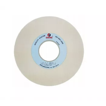 Disco de desbaste ANDRE 250mm x 25mm x 76mm 99A60K7VE01-35 branco tipo 1