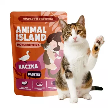 ANIMAL ISLAND Mono Duck Alimento Húmido para Gatos 100g