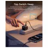 Carregador Anker Nano Charger 45W GaN USB-C com ActiveShield 5.0, Touch-Sensor, SmartDisplay, iPhone-Erkennung, laranja