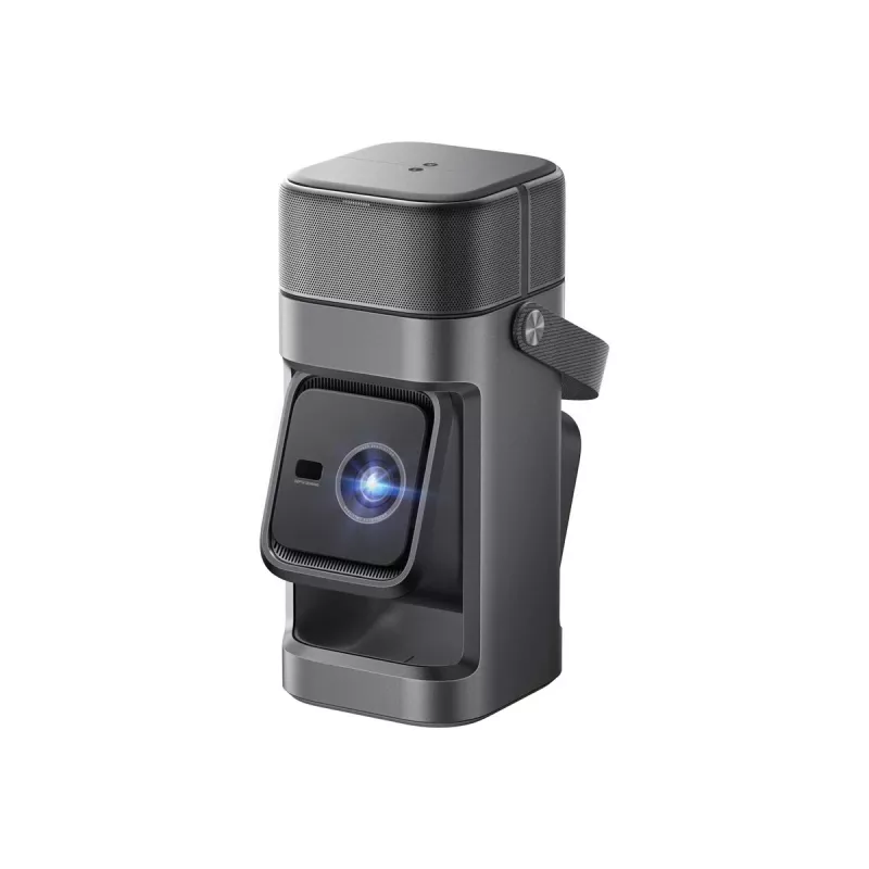 Projetor portátil Anker Nebula P1 com altifalantes removíveis, Full HD 1080p, 650 ANSI Lumen, som surround 2.0 de 20W, Android TV 11, Cinzento