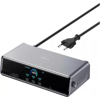 Docking station Anker Prime (14 em 1, ecrã triplo, DisplayLink) | A83B33A1
