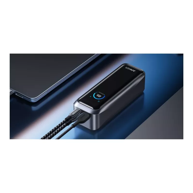 Anker Prime power bank 220W, 20.000 mAh, 2x USB-C e 1x USB-A, preto