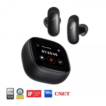Anker Soundcore Liberty 5 Pro Max Auscultadores True Wireless, Bluetooth 5.3, ANC adaptativo, 6 microfones, preto