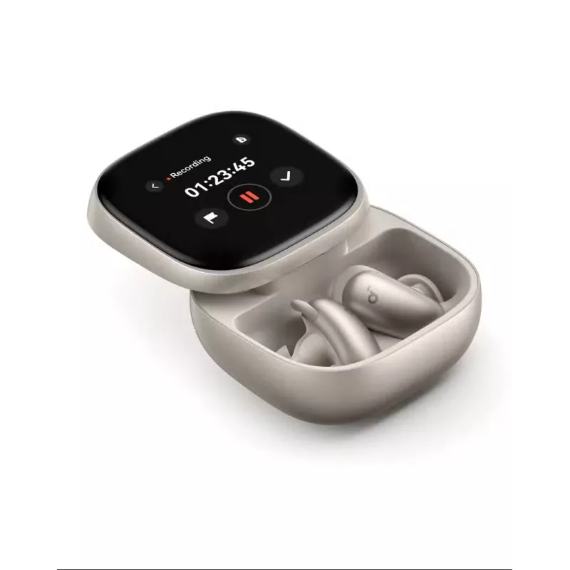 Anker Soundcore Liberty 5 Pro Max auriculares true wireless, Bluetooth, cancelamento de ruído, Titanium Gold