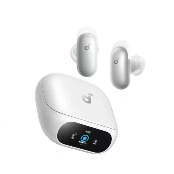 Auscultadores True Wireless In-Ear Anker Soundcore Liberty 5 Pro com ANC adaptativo, LDAC, branco pérola
