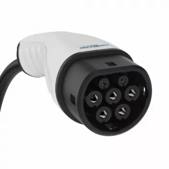 Cabo de carregamento EV ANSMANN Type 2 22kW 5m Preto
