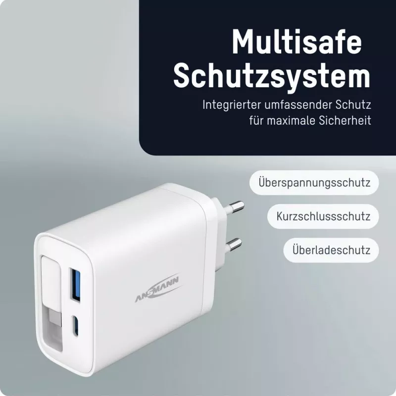 ANSMANN Carregador USB 230PD 30W branco
