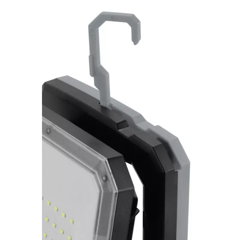 Lanterna de trabalho LED recarregável ANSMANN WL2000R-ECO, 2000 lm, 6500K, IP54, powerbank, preto/cinzento