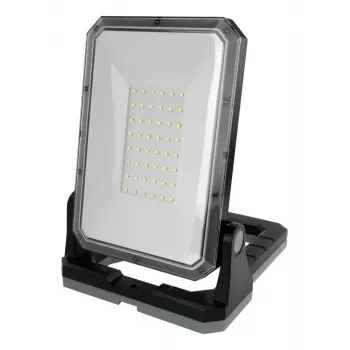 Lanterna de trabalho LED recarregável ANSMANN WL2000R-ECO, 2000 lm, 6500K, IP54, powerbank, preto/cinzento