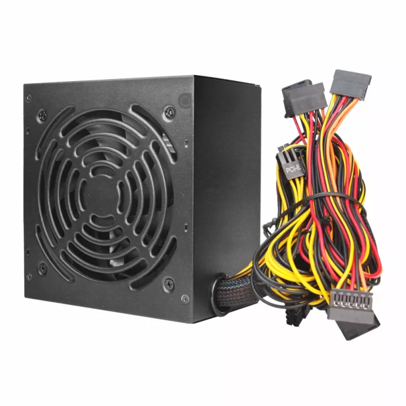 Fonte de alimentação não modular Antec Atom V650 - 650W, 80 PLUS White, ATX, ventoinha silenciosa de 120mm