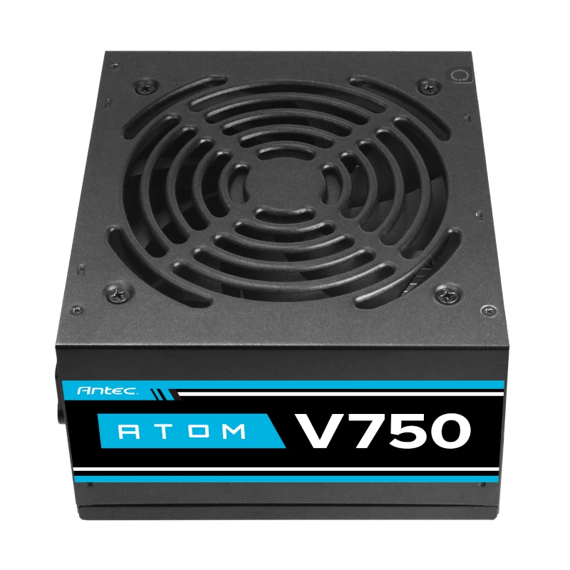 Fonte de alimentação Antec Atom V750 não modular 750W 80 PLUS Bronze ATX