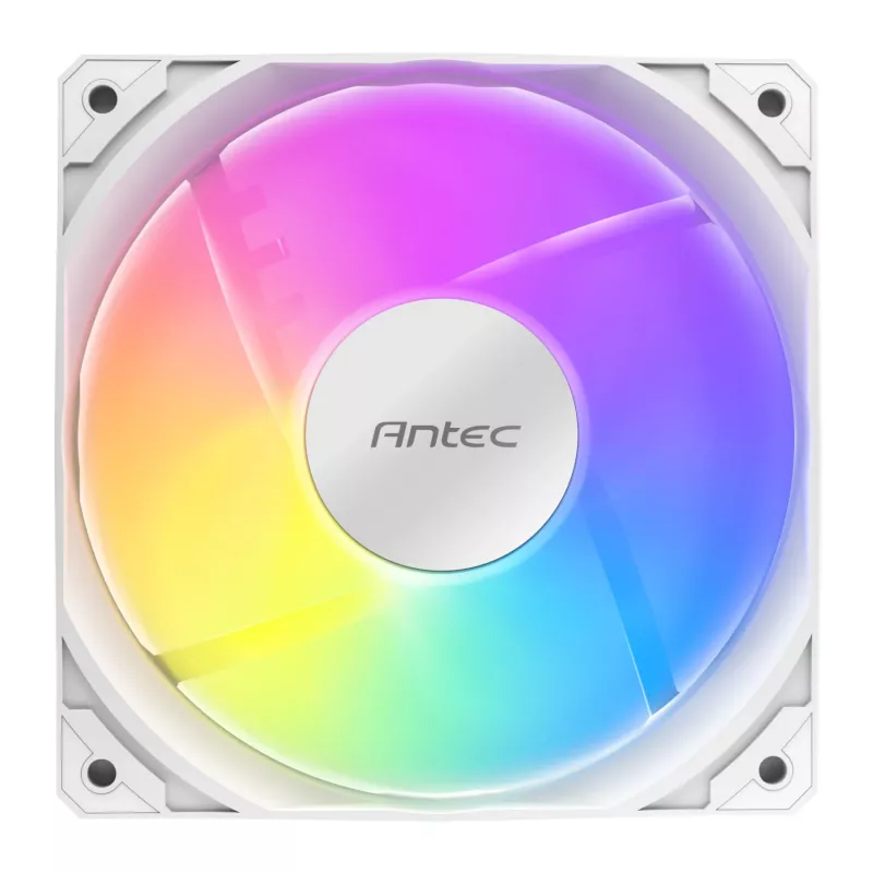 Refrigeração líquida para CPU all-in-one Antec Luna 360 ARGB - branco, radiador 360mm, 3 ventoinhas ARGB PWM de 120mm, compatível com Intel e AMD