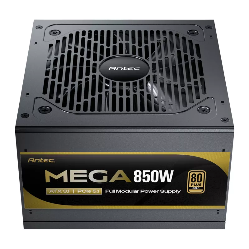 Fonte de alimentação totalmente modular Antec MEGA 850W 80 PLUS Gold ATX3.1 PCIE 5.1