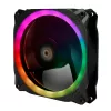 Ventoinha de caixa Antec Prizm 120 ARGB pack de 5 + controlador - preto