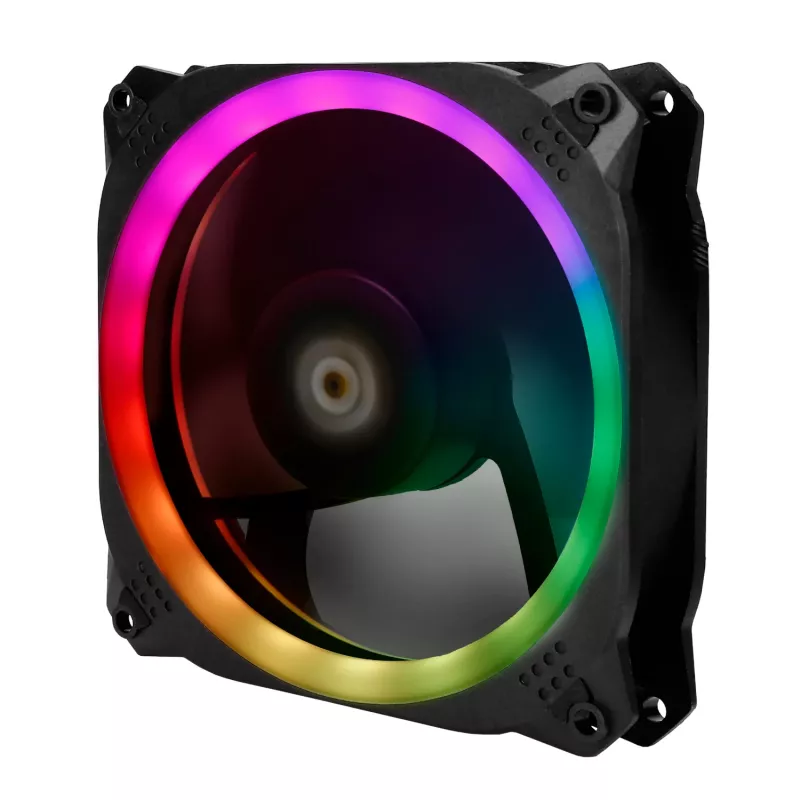 Ventoinha de caixa Antec Prizm 120 ARGB pack de 5 + controlador - preto