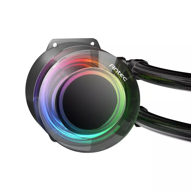 Refrigeração líquida AIO para CPU Antec VORTEX LUM 240 ARGB – preto