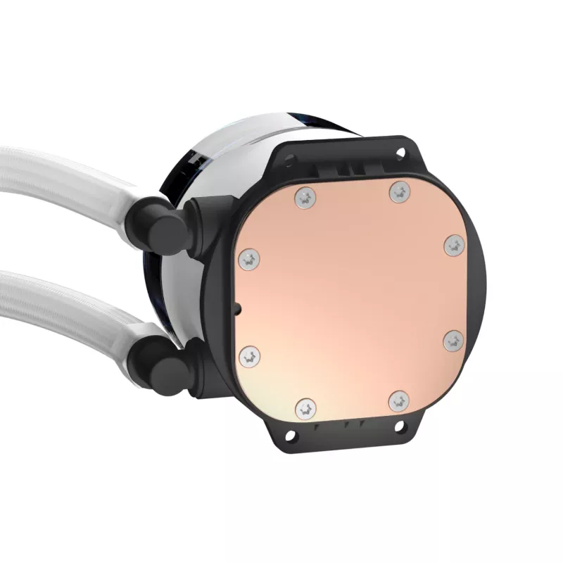 Refrigeração líquida para CPU AIO Antec VORTEX LUM 360 ARGB - branco
