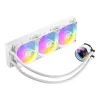 Refrigeração líquida para CPU AIO Antec VORTEX LUM 360 ARGB - branco