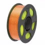 Anycubic PLA Silk Filamento Tri-Color: vermelho amarelo verde - 1.75mm 1kg