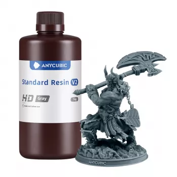 Anycubic Standard V2 1kg Resina HD Cinzento