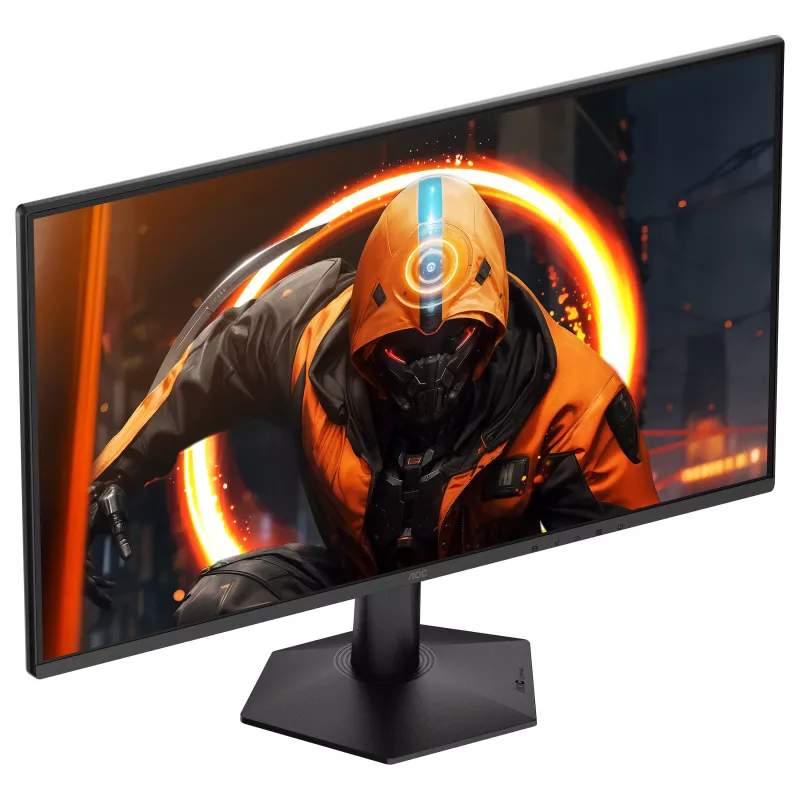 AOC 27G50F monitor gaming 27 polegadas Full HD IPS, 1920x1080, 180Hz, 4ms, HDR10, FreeSync Premium, HDMI/DisplayPort, VESA, preto