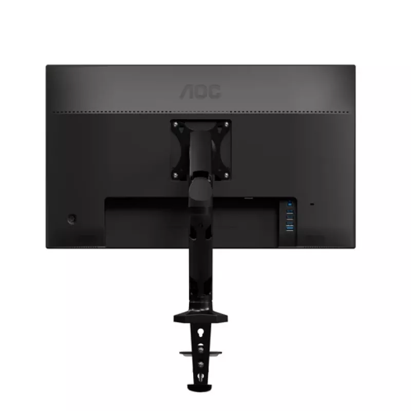 Braço de monitor articulado individual AOC AS110D0 – fixação à secretária – alumínio – preto – para LCD até 27 polegadas